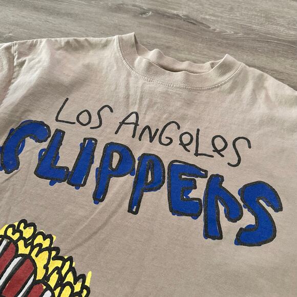 Los Angeles Clippers Shaka Wear Brown Popcorn Cartoon Size Large Mens - Picture 4 of 5